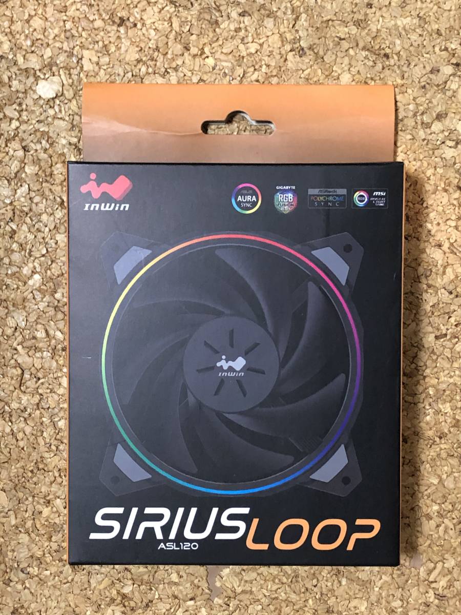 InWin SIRIUS LOOP ASL120 アドレサブルRGB ケースファン 自作PC_画像1