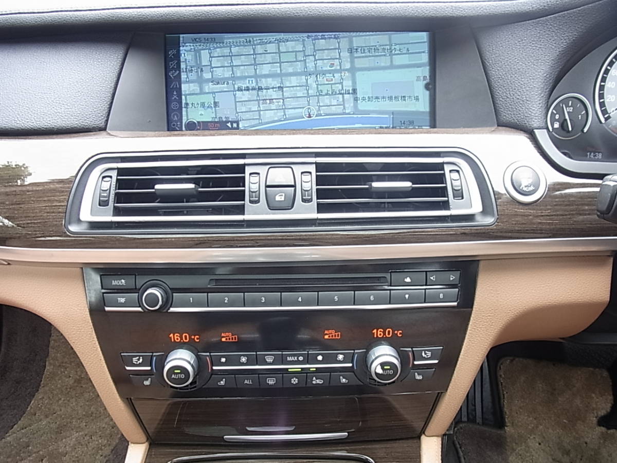 [ ultimate 1 pcs * complete sale ] BMW 750Li custom Complete tea leather sunroof I-Drive navi Full seg TV rear entertainment inspection 32 year 6 month *