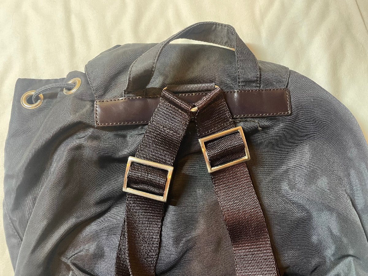 【中古品】PRADA プラダ ナイロン リュック 黒 ブラック RA-02_画像5