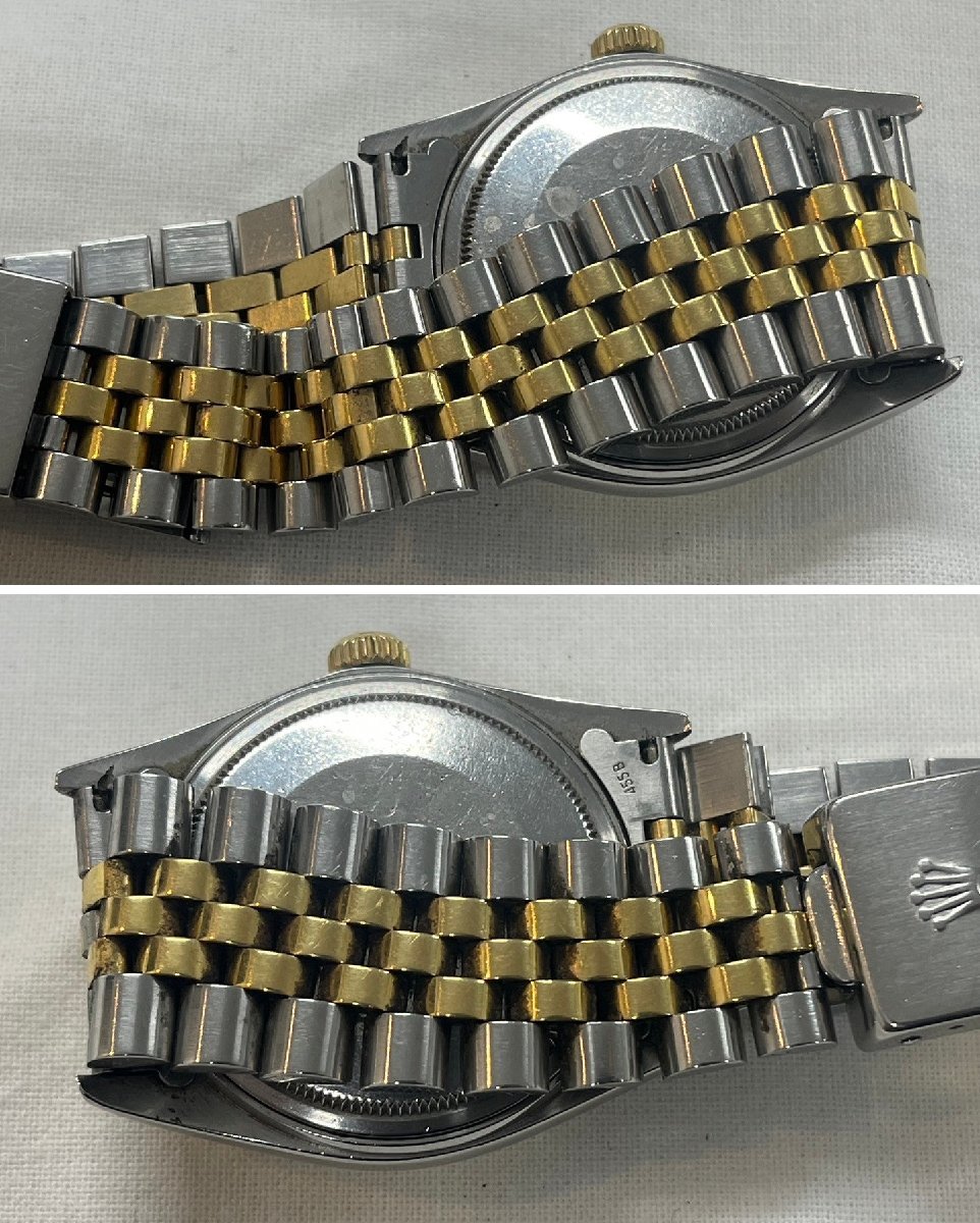 【稼働品】ROLEX DATEJUST ロレックス デイトジャスト オイスター パーペチュアル メンズ 自動巻き 腕時計 付属品有 中古品 RA-11_画像8