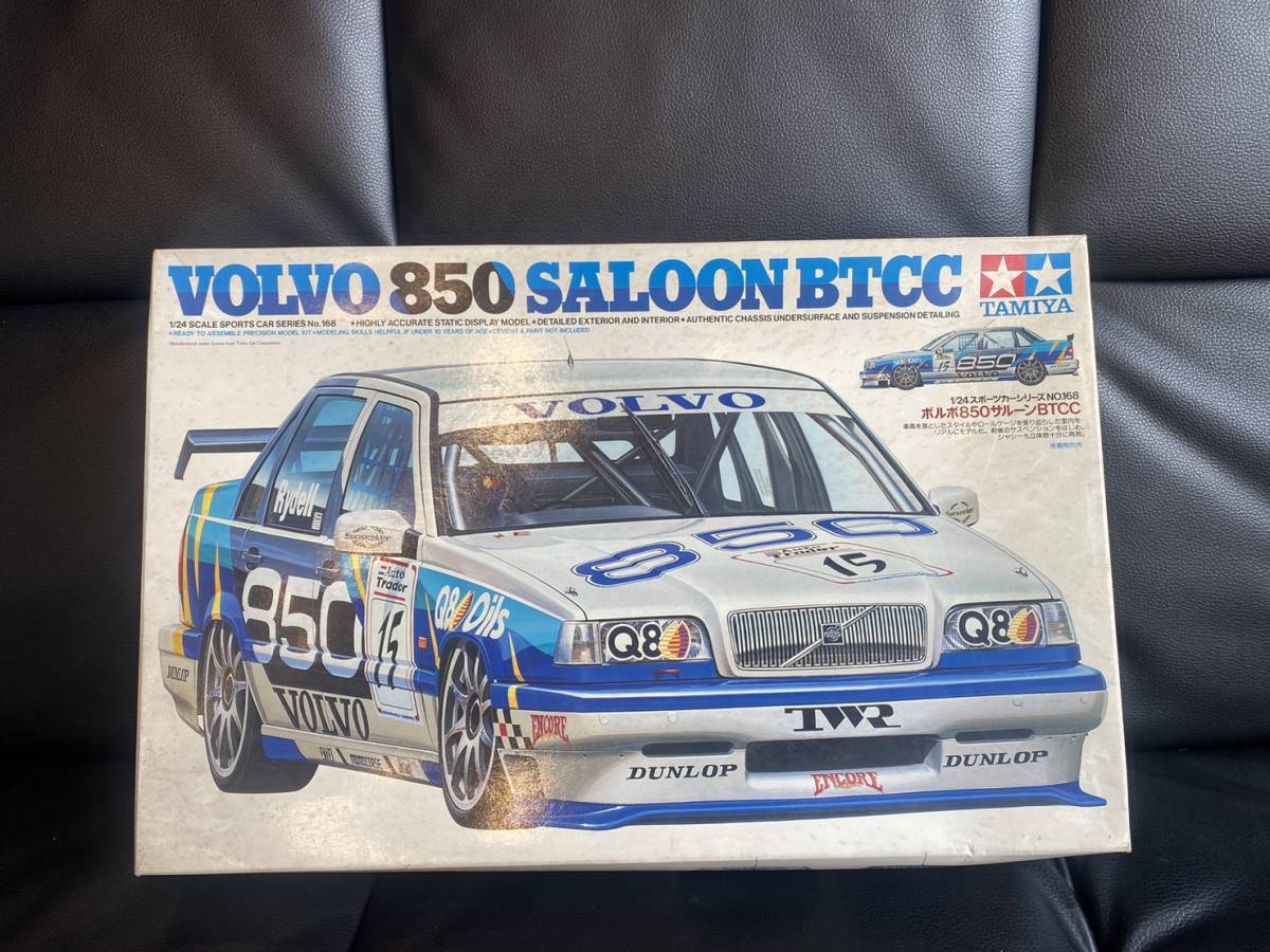 【当時物・未組立】TAMIYA　VOLVO　850　SALOON　BTCC　ボルボ850サルーン　1/24スケール　プラモデル　 No.741_画像1