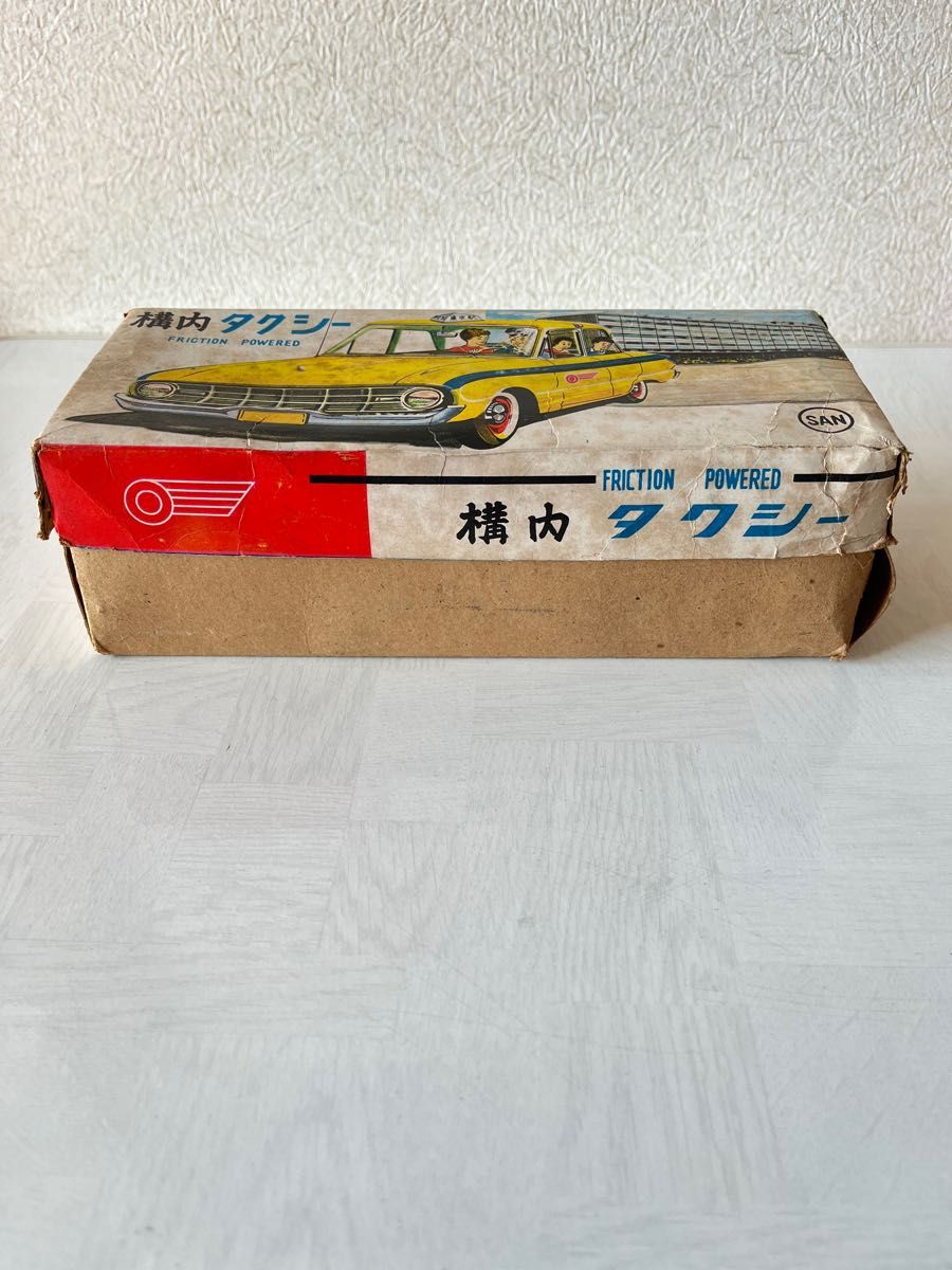 　マルサン商店 　1960年フォード・ファルコン2ドア 東京駅構内タクシー    昭和レトロ  ブリキ製