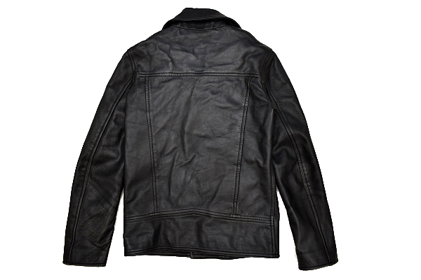 A-4402★送料無料★JTPLEATHER JTPレザー★メンズ男性 ブラック黒 上質(zhì)な本革 羊革 ラムレザー ダブル ライダースジャケット XS