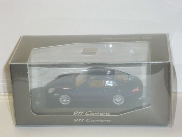 ☆1/43 MINICHAMPS Porsche 911 Carrera 青_画像1