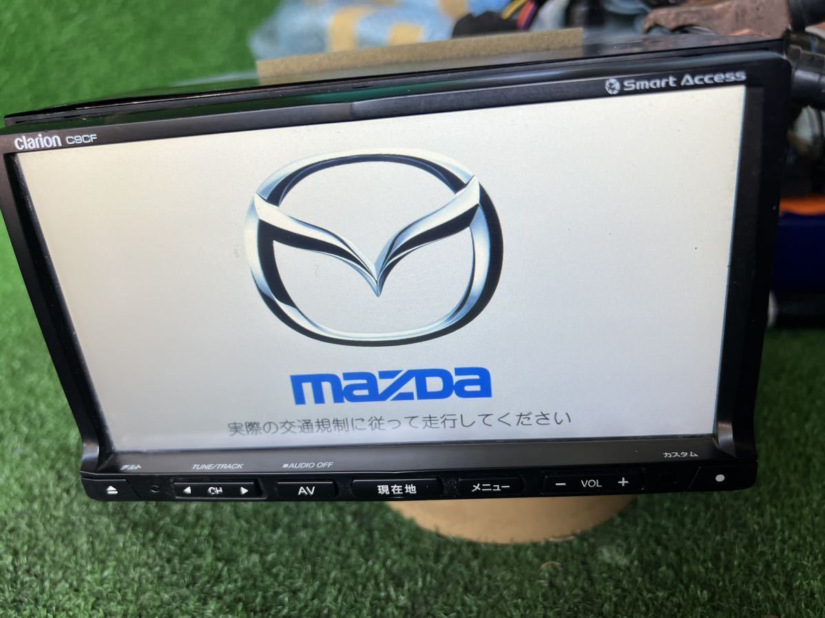 マツダ CX-5 LDA-KE2FW マツダ純正クラリオン メモリーナビ Bluetooth USB C9CF 2013年度地図データ_画像1