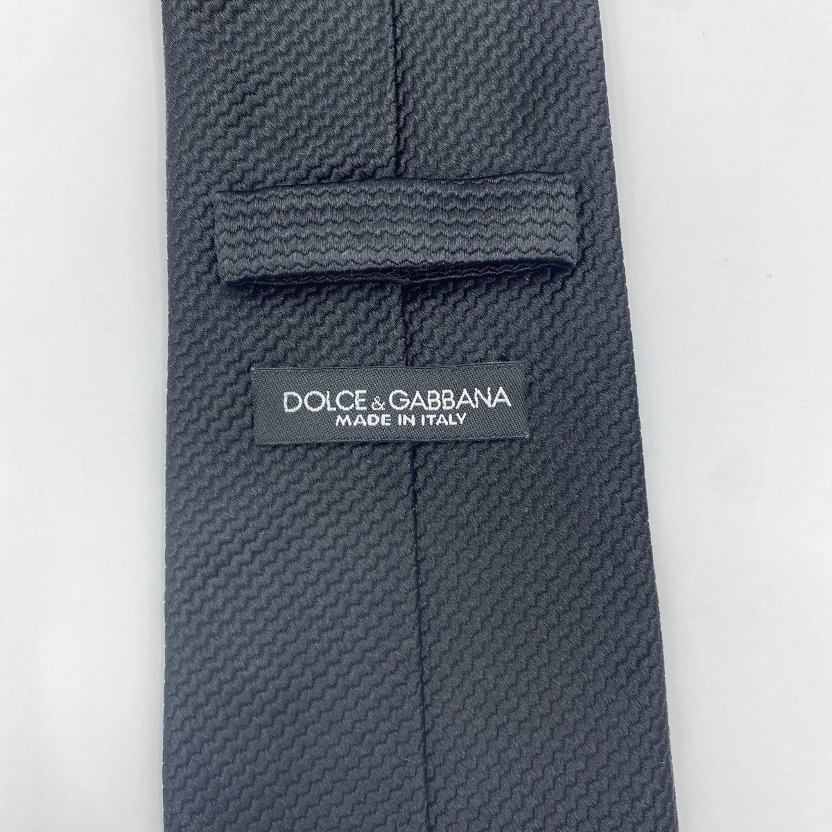 ★送料無料★新品★イタリア製★DOLCE&GABBANA(ドルチェアンドガッバーナ)/絹100%/ネクタイ/結婚式/パーティー/ドルガバ/ブラック系①