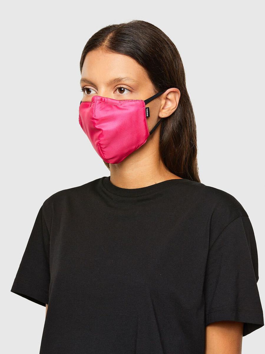 * free shipping * new goods *DIESEL( diesel )/ face mask / pink / unisex / man and woman use / anti-bacterial /u il s/bai color 