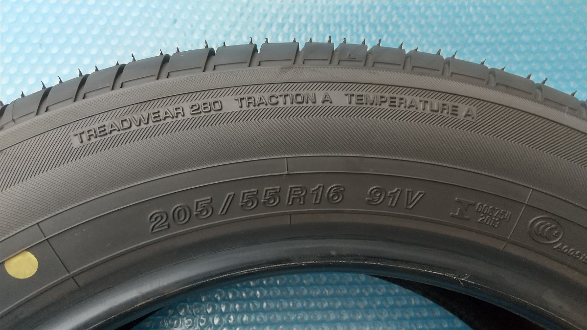 納車前外し 2023年製 ヨコハマ デシベル ｄB E70 205/55R16 10分山 4本 86 新車外し ヴォクシー エスクァイア オーリス BRZ ステップワゴン_画像9