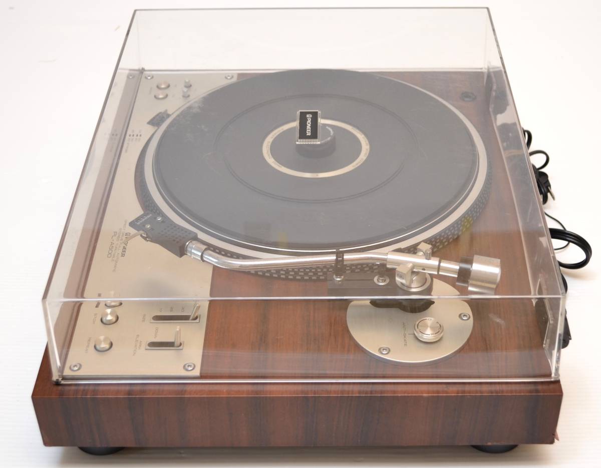 【純正カートリッジ付/動作美品】Pioneer パイオニア PL-A500 ターンテーブル レコードプレーヤー Turntable Record Player_画像5