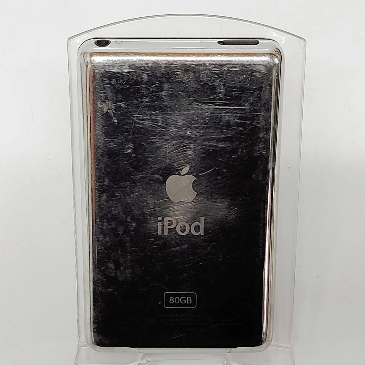 ●動作品 アップル A1238 80GB iPod Classic Apple ブラック 第6世代 アイポッドクラシック 音響機器 ポータブル N553_画像3