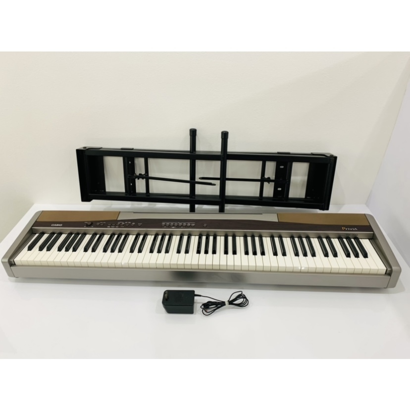 ○動作品 カシオ PX-100 電子ピアノ CASIO スタンド ACアダプター付き