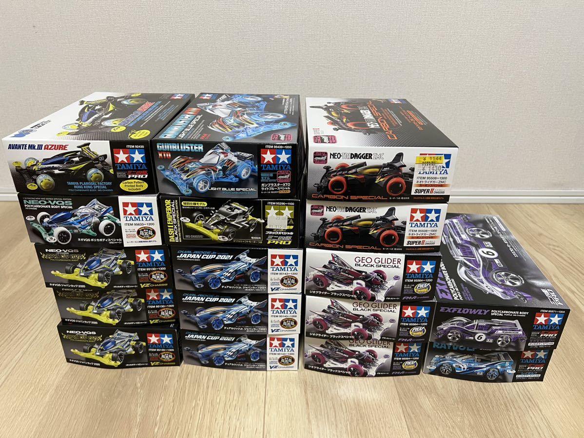 【1円スタート】TAMIYA タミヤ ミニ四駆　未使用　キット　ポリカボディ　まとめ売り_画像1