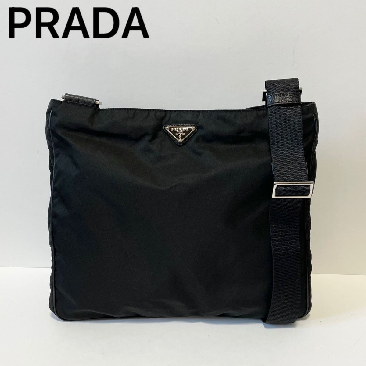 美品】PRADA プラダ ショルダーバッグ メッセンジャーバッグ ナイロン