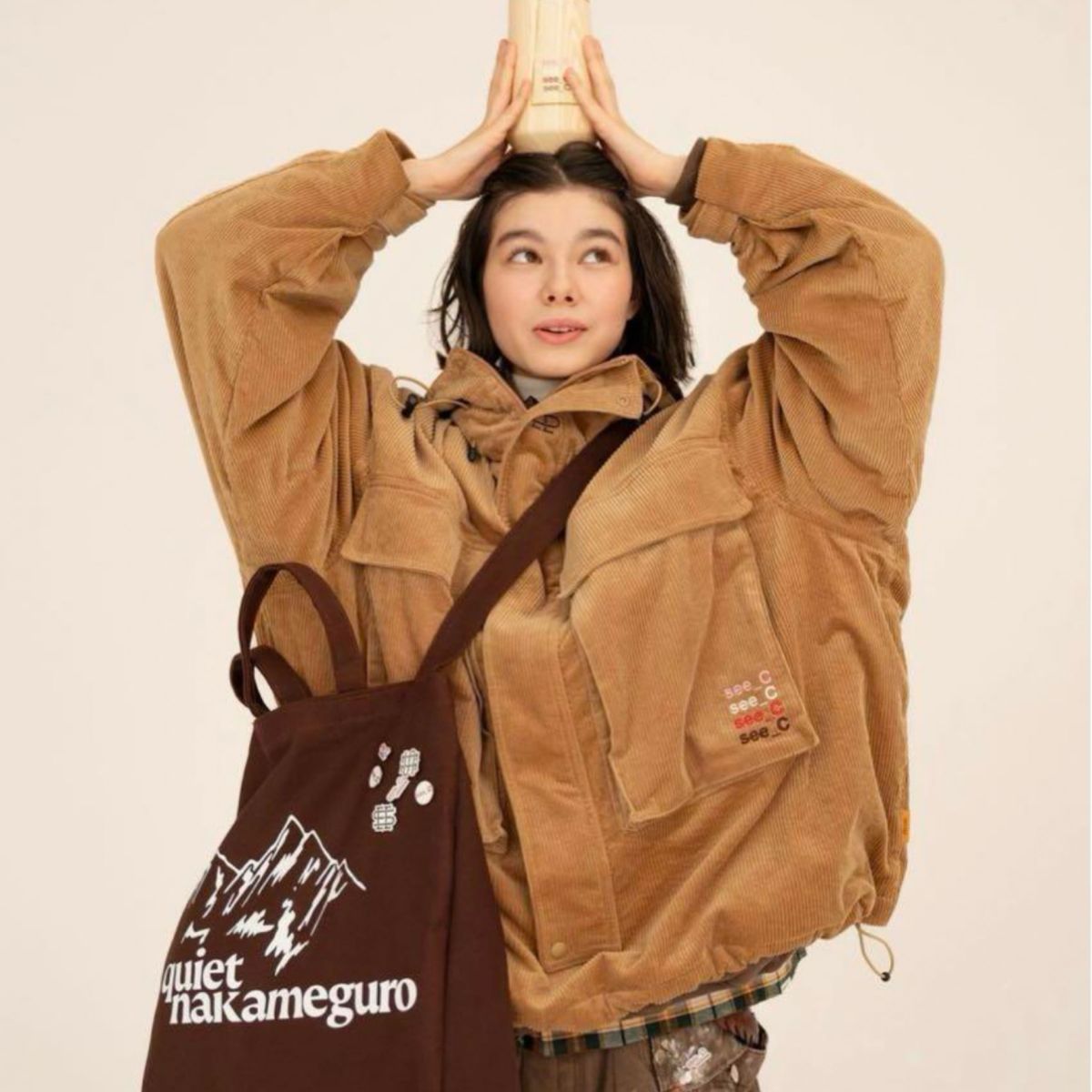 ブルゾン XXL SEESEE x eye_C CORDUROY HOODY JACKET - ブルゾン ブルゾン XXL SEESEE x eye_C CORDUROY HOODY JACKET - ブルゾン