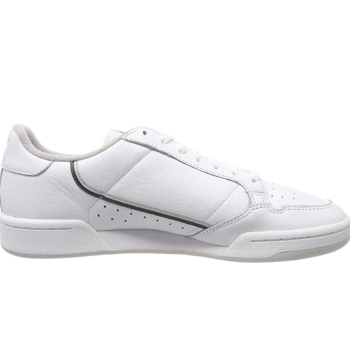 13,200円! 26.0cm 新品 adidas originals CONTINENTAL 80 アディダスオリジナルス コンチネンタル 天然皮革 プレミアムレザー 白 ホワイト_画像8