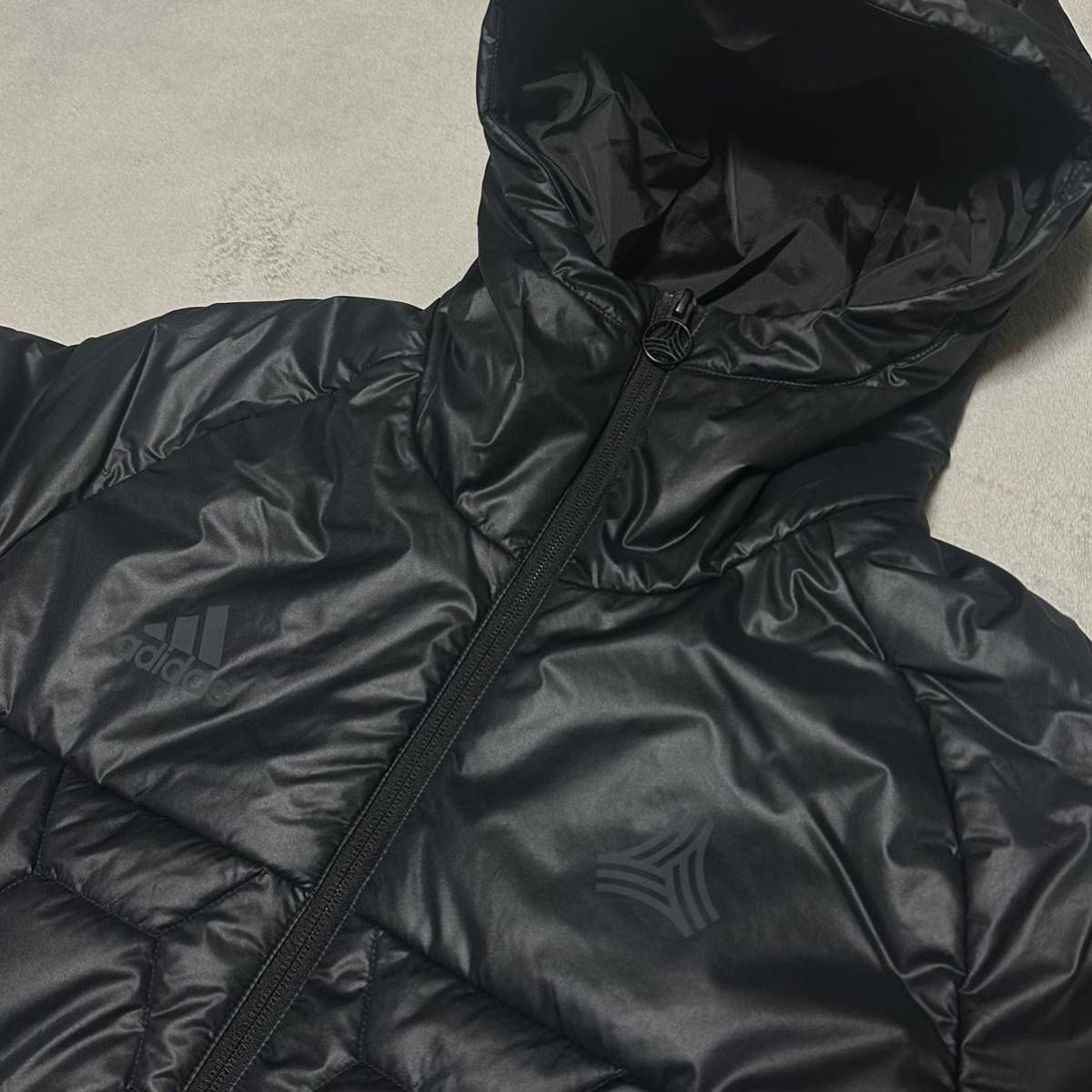 16,500円 Lサイズ 新品 adidas TANGO テック パデッドジャケット 秋冬 保温 中綿 リフレクター タンゴ Padded Jacket サッカー 黒 ブラック_画像4