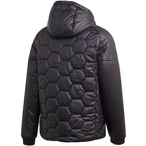 16,500円 Lサイズ 新品 adidas TANGO テック パデッドジャケット 秋冬 保温 中綿 リフレクター タンゴ Padded Jacket サッカー 黒 ブラック_画像9