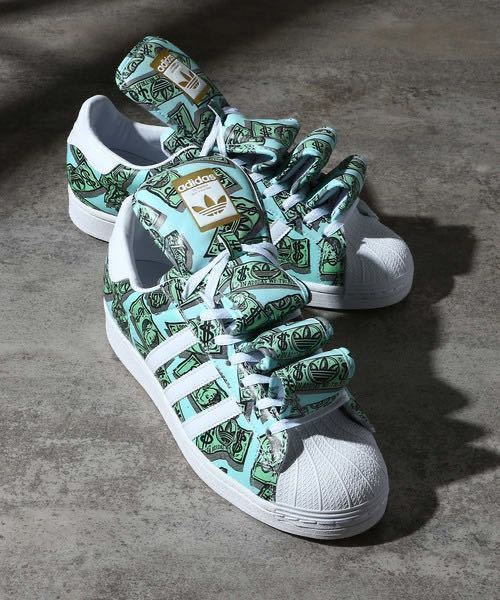 19,800円! 26.0cm 新品 adidas originals JEREMY SCOTT MONEY SUPERSTAR ジェレミースコット マネー JS SST SS スーパースター スニーカー_画像2