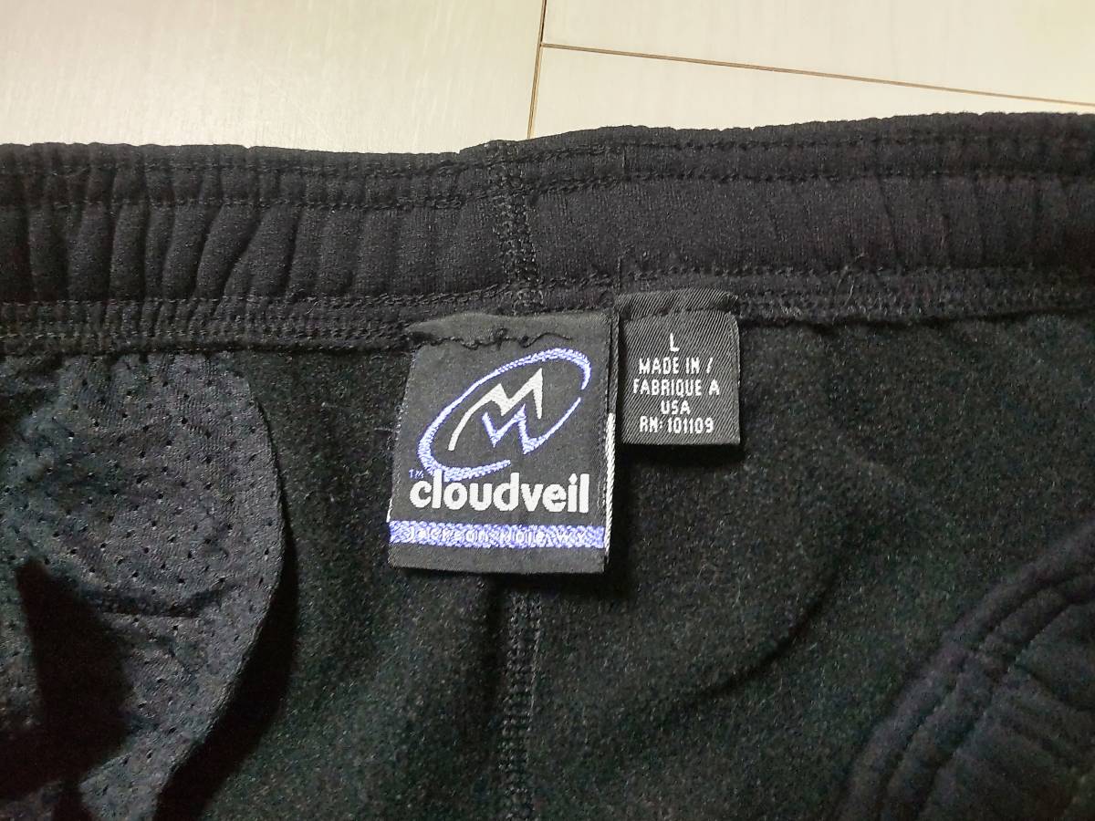 ★US製　初期モデル　cloudveil　クラウドベイル　アウトドアパンツ　★フリース裏地　★黒色_画像4