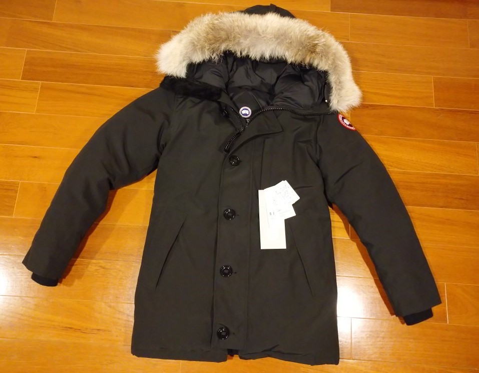 室内試着のみ カナダグース CANADA GOOSE ジャスパー パーカ Jasper Parka 3438JM サイズ S ブラック コヨーテ ファー_画像1