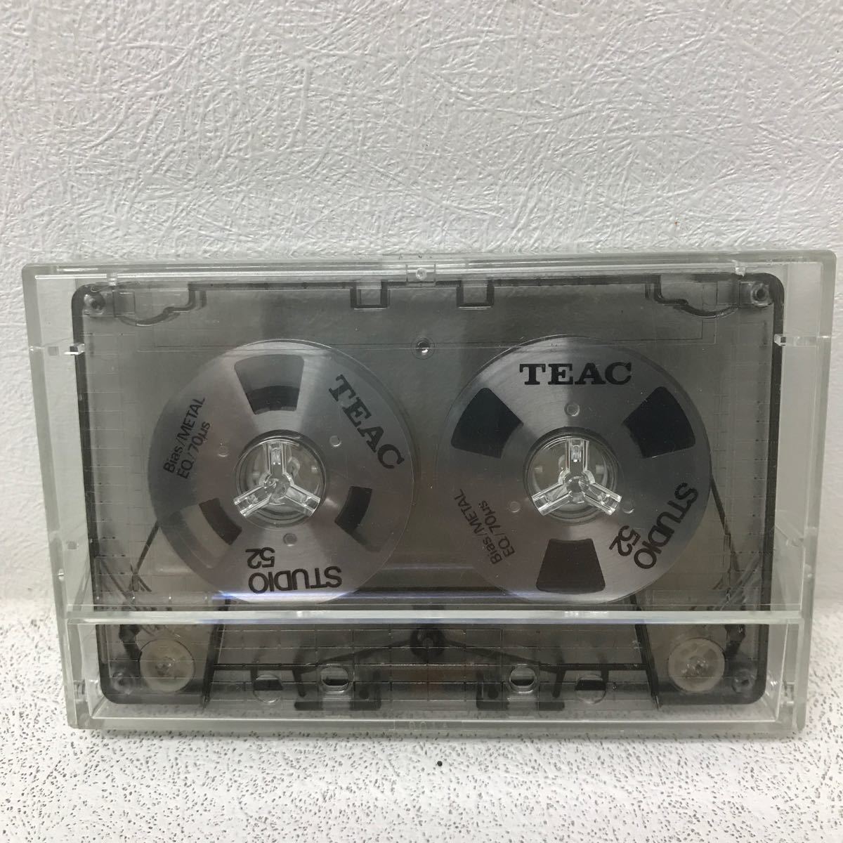 1109H TEAC ティアック STUDIO 52 カセットテープ メタル Bias/METAL EQ/70 記録媒体 オーディオ機器 ケース付き_画像2