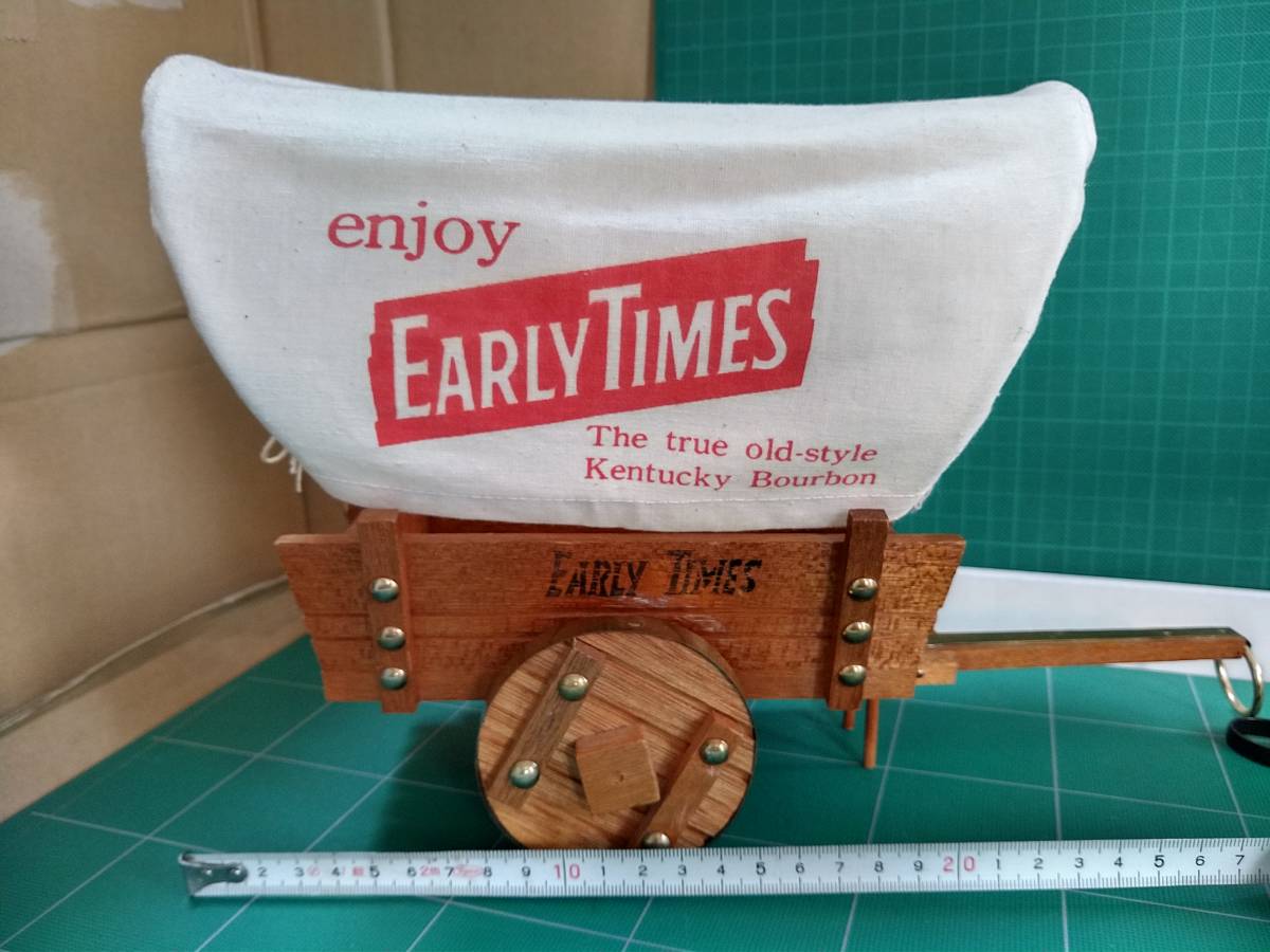 アーリータイムズ　EARLYTIMES　【 幌馬車 】置物 　非売品　　ノベルティ 　当時物 　バーボンウイスキー_画像5