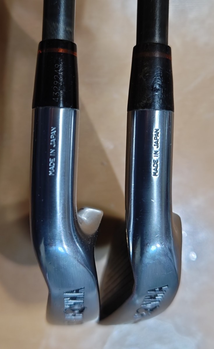 ★ ホンマ HONMA Twin Marks Memorial-2000-α TITANIUM SHAFT 三星 ロングアイアン 3番、4番、シャフト美品 フレックスＳ ★_画像7