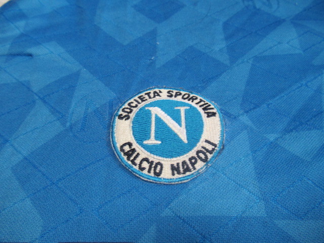 【正規品】 ナポリ 1995-1996シーズン ホーム用 半袖 XLサイズ相当_画像8
