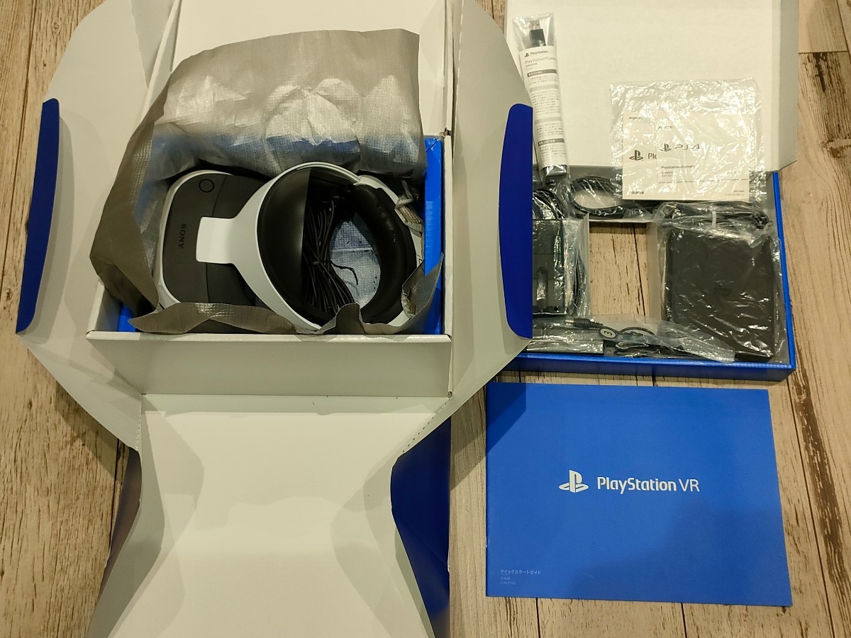 ■美品■PSVR 後期型 カメラ同梱版 PS5アダプター付 PlayStation4 CUH-ZVR2 PS4 SONY■_画像2