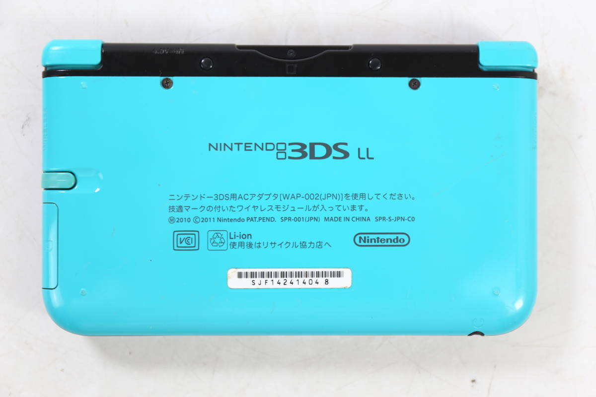 管111713/1円〜/動作確認/ニンテンドー3DS LL SPR-001(JPN) 本体/ターコイズ×ブラック_画像10