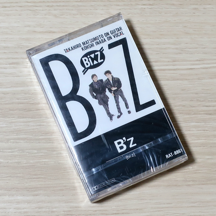 【未開封】B'z デビューアルバム カセットテープ 当時物 ミュージックテープ RAT-8861 グッズ アナログ 初期 1988/09/21 09.21 TAPE_画像1