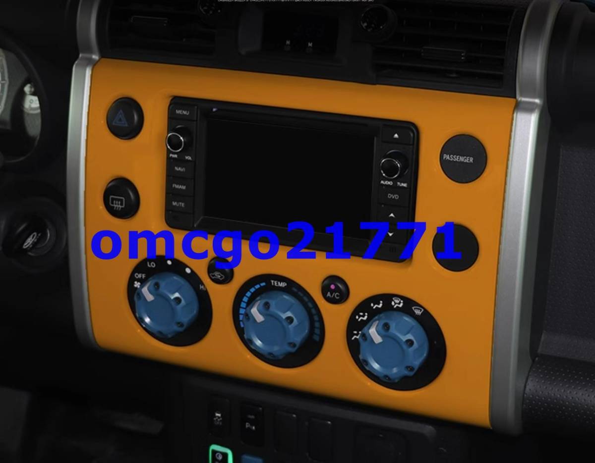 トヨタ　FJクルーザーGSJ15W型 2006－2020 内装カスタム　エアコンボタン 調整 エアコンボタンノブ 10色選択可 3Pセット　ABS_画像6