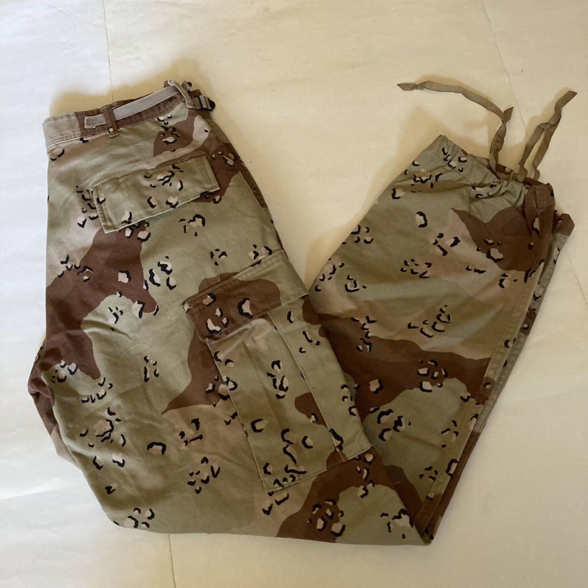 90s US ARMY 6C デザートカモ BDUパンツ カーゴパンツ チョコチップ 迷彩 S-S_画像6