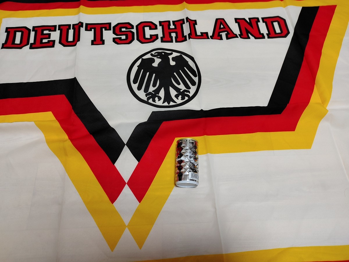 1990年 サッカーワールドカップ優勝 ドイツ代表 旗フラッグ リトバルスキーマテウス_画像1