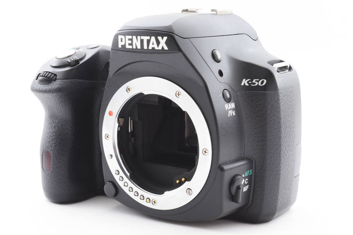 【美品】 PENTAX ペンタックス K-50 デジタル一眼レフカメラ ボディ ブラック 【動作確認済み】 #913_画像1