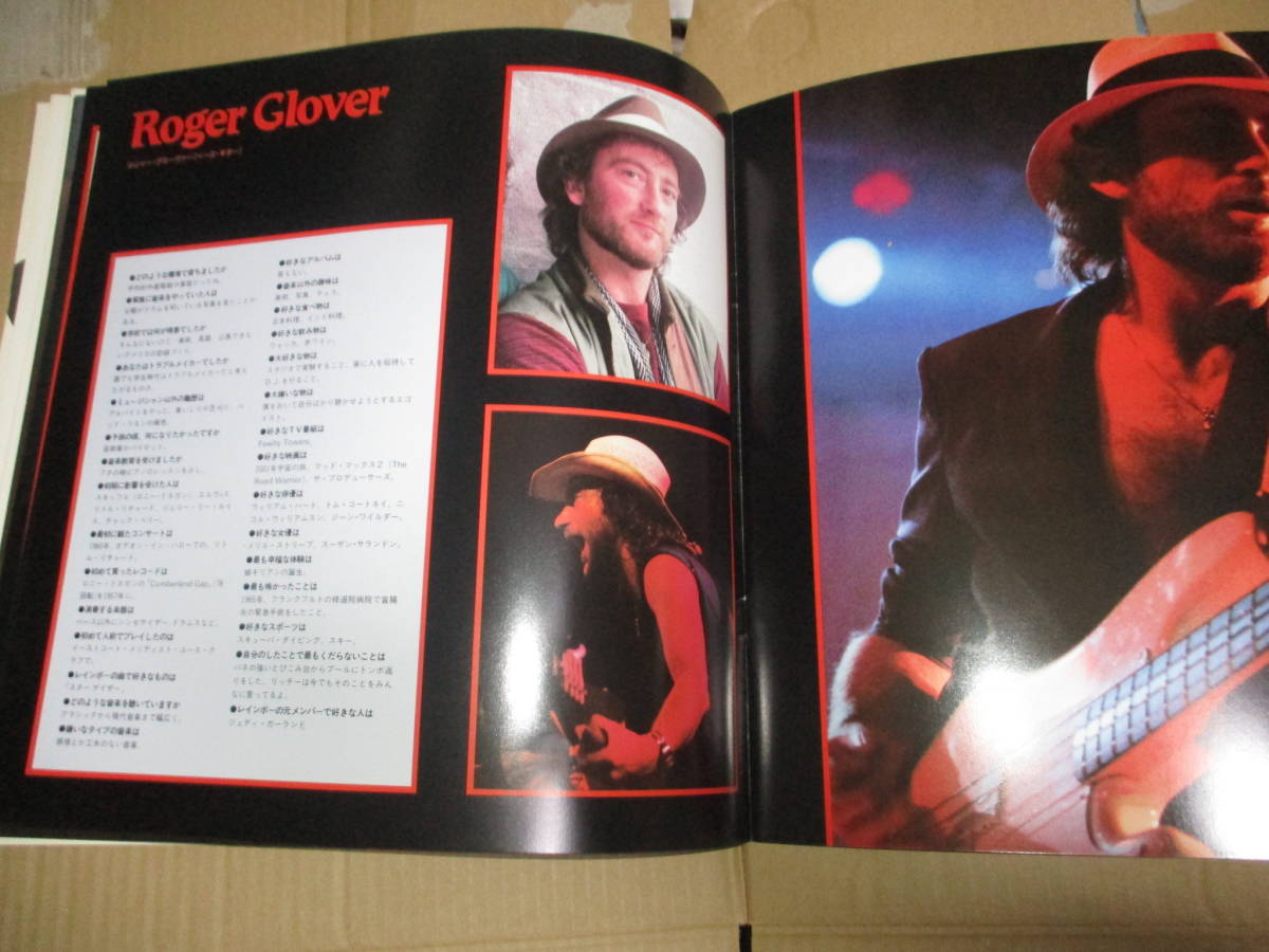  Tour * проспект Rainbow Rainbow Ricci -* черный moa Ritchie Blackmore JAPAN TOUR 1984 год 