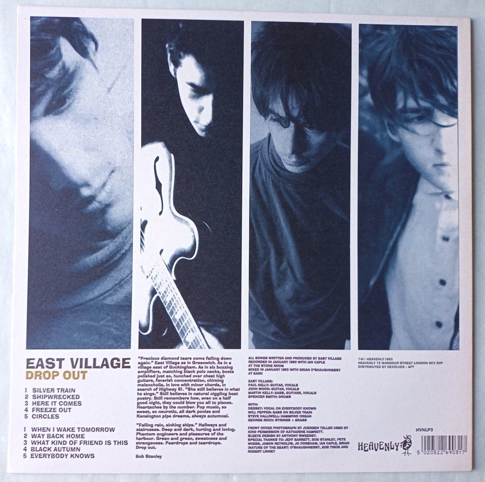 East Village - Drop Out - UKオリジナル LP - MPO刻印 - ネオアコ ギターポップ 稀少盤 _画像2