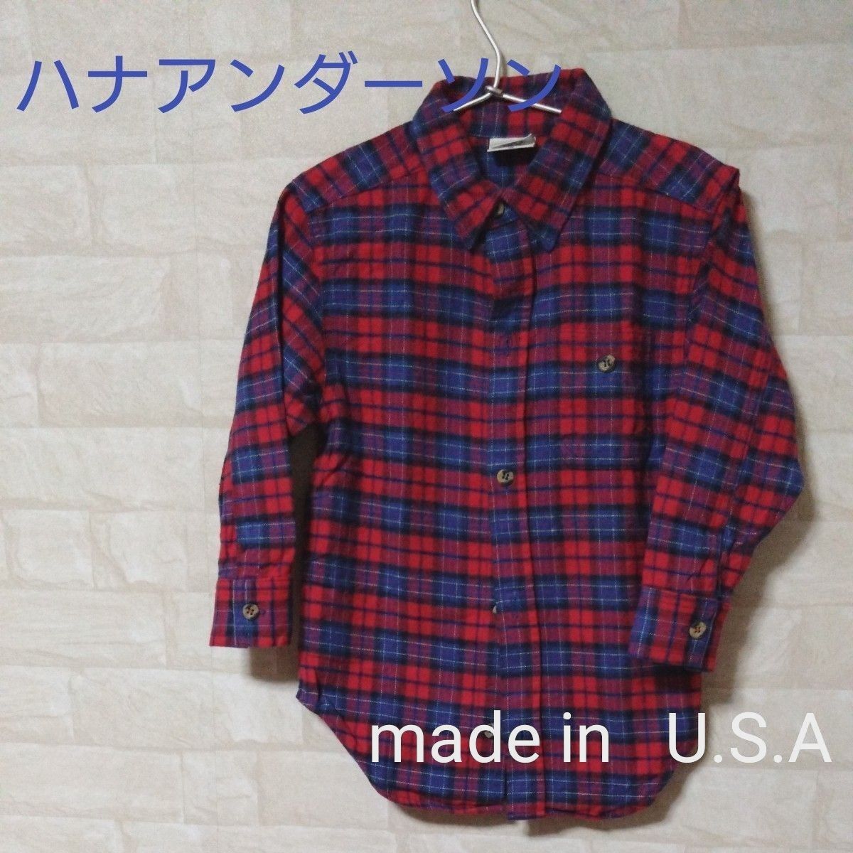 ハナアンダーソン  キッズシャツ100サイズ    made inU.S.A  おまけ付き