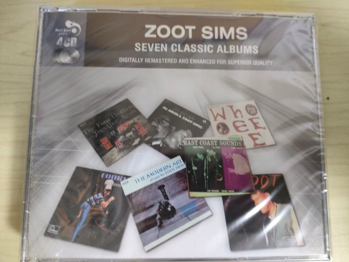 未開封品 CD ズート・シムズ セヴン・クラシック・アルバム/ZOOT・SIMS SEVEN Classic Albums/4枚組/輸入盤/ジャズ/RGJCD-371/D325780_画像1