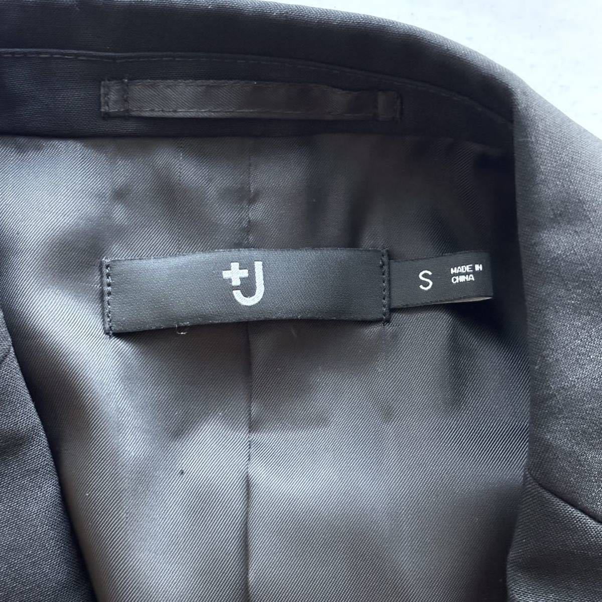 UNIQLO ユニクロ +J ウール テーラードジャケット+スリムフィットパンツ ブラック S/73cm_画像5