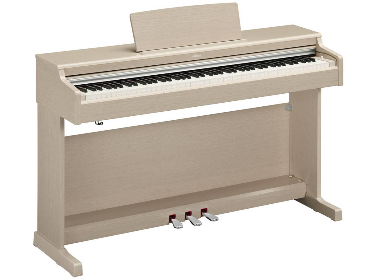新品　ヤマハ　ARIUS YDP-165WA [ホワイト]　1年保証　関東関西配送無料　自然なタッチにこだわった「ARIUS」の最上位モデルの電子ピアノ_画像1