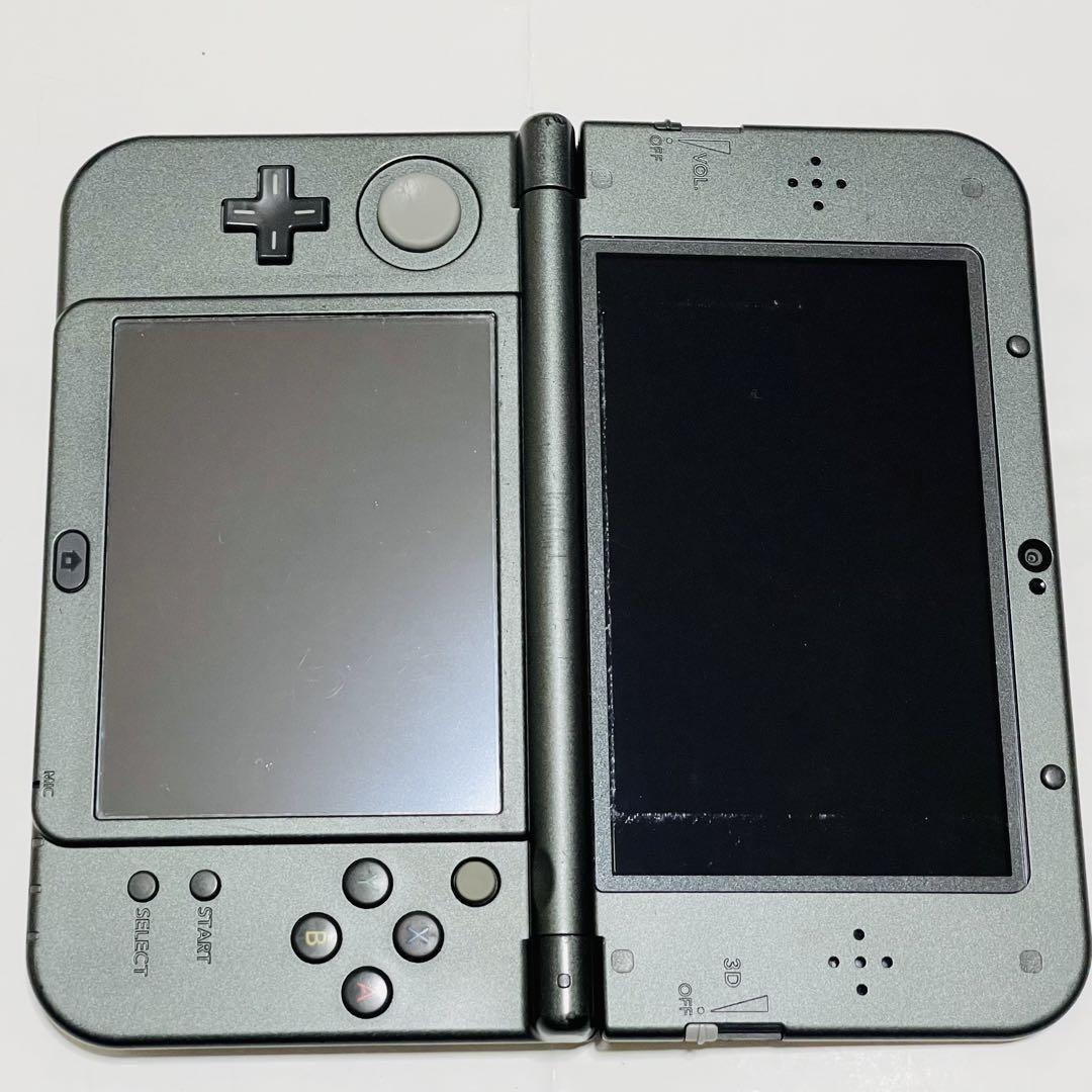 【中古】New ニンテンドー 3DS LL 本体 メタリックブラック RED-001 動作確認済 現状品 任天堂 Nintendo 036