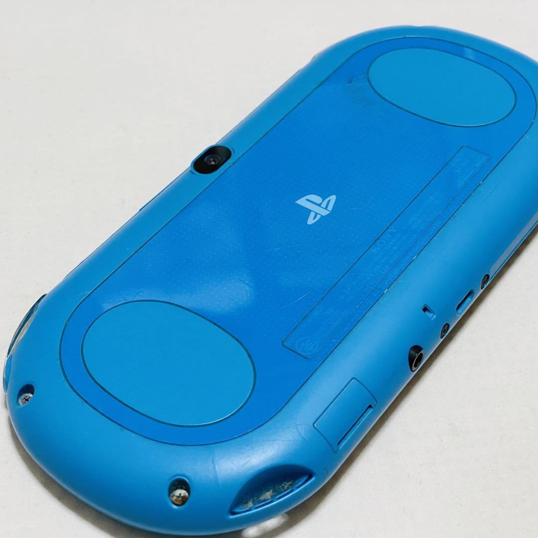 1円スタート！【中古 SONY PS Vita 本体 稼動品】PCH-2000 PlayStation Vita ソニー ブルー 携帯ゲーム機 送料無料 一円_画像9