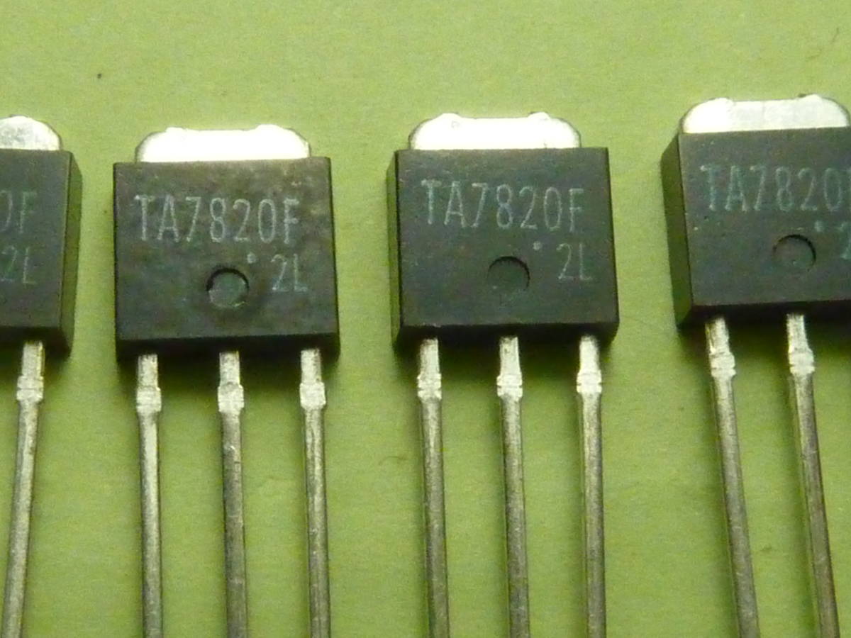 東芝　TA7820F　三端子レギュレータ(＋20V/1A) 　5個　未使用品_画像2