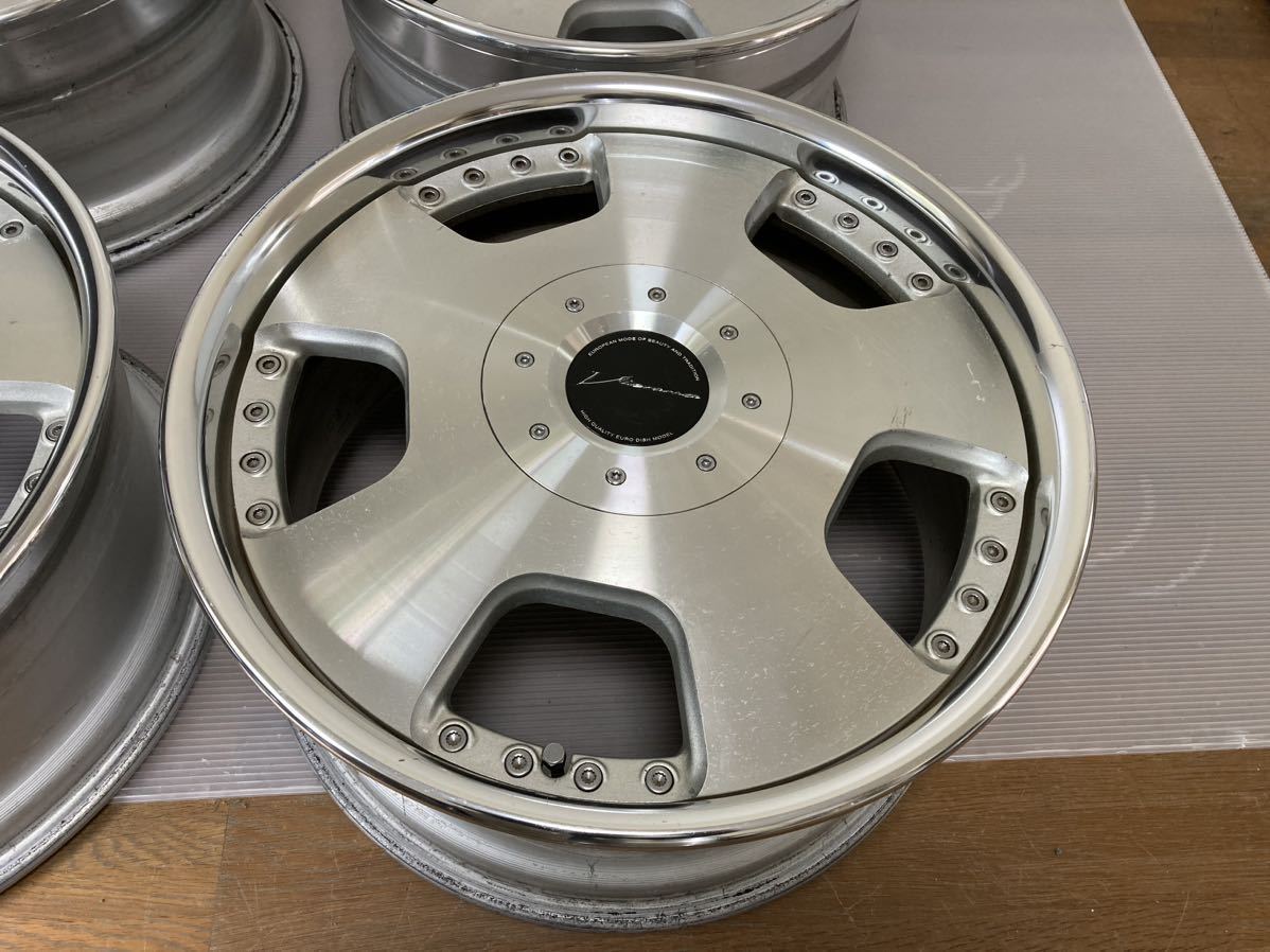 SPEED STAR Vienna ビエナD JAPAN 18インチ 18x8.5J +25 139.7/6H 中古4本 希少 深リム (F)HIディスク (R)LOディスク_画像3