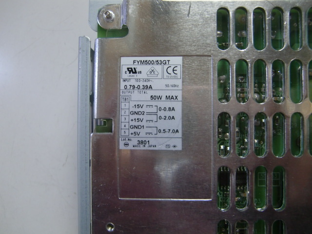 Shindengen FYM500/53G　+5V,　±15V　電源　(3)_画像4