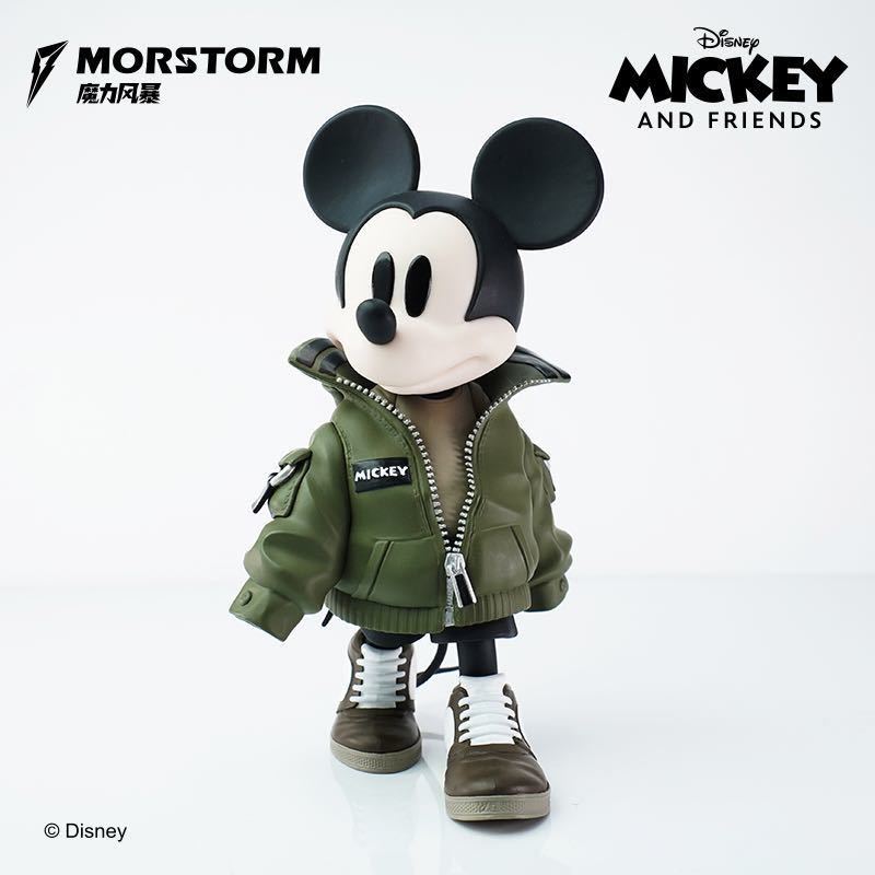 『ミッキーマウス』オーバーコート　ファションショー　ディズニー　フィギュア　アートトイ　おもちゃ　正規品　送料込み　15センチ