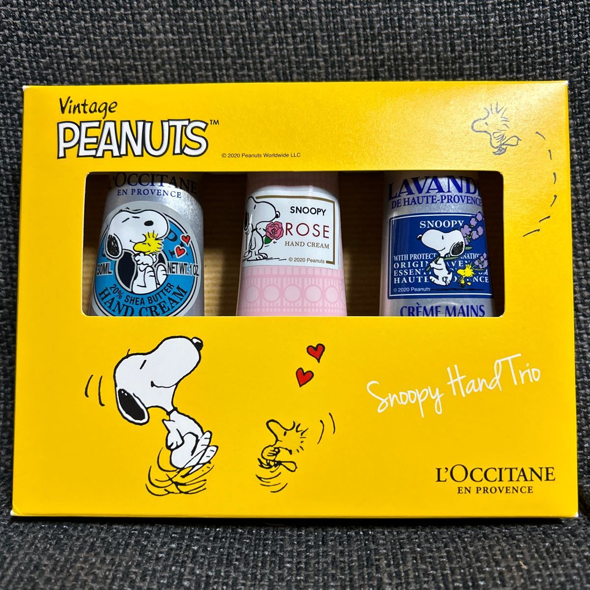 L'OCCITANE ロクシタンハンドクリーム PEANUTS SNOOPYハンドトリオ 30ml 3本セット_画像1