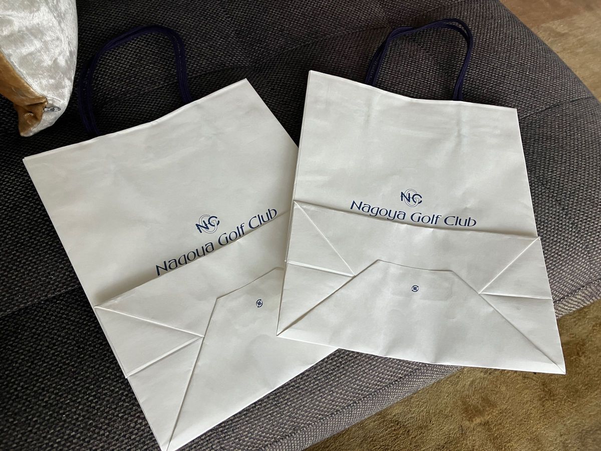 【激レア】名古屋ゴルフ倶楽部和合コース　オリジナル紙袋２つ