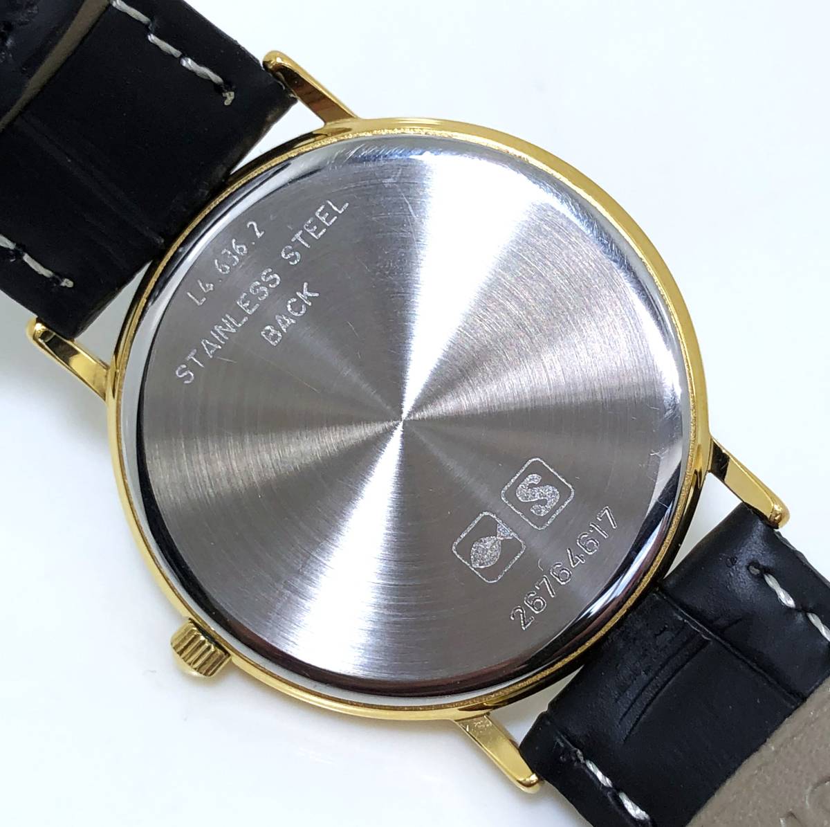 ◆時計(サ60)◆『WH-10362』★LONGINES(ロンジン)★L4.636.2★ラウンド型ゴールド★CG★稼働品★電池交換済み_画像5